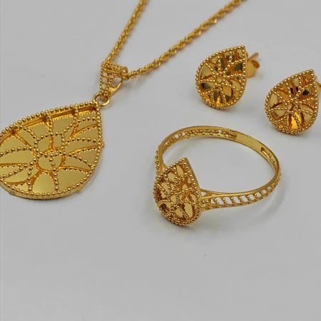 طقم ذهب عيار 21 - 21K Gold set