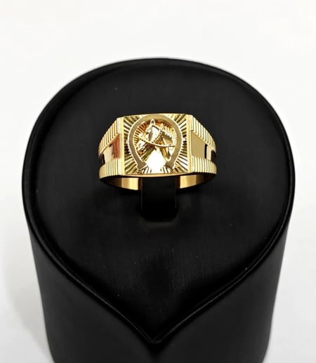 خاتم ذهب عيار - 18K Gold Ring