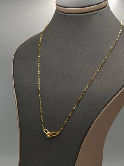 Tiffany Necklace 18K Gold - عقد ذهب تيفاني عيار 18