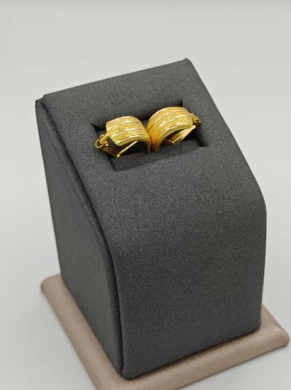 Earring 18K Gold - حلق عيار 18