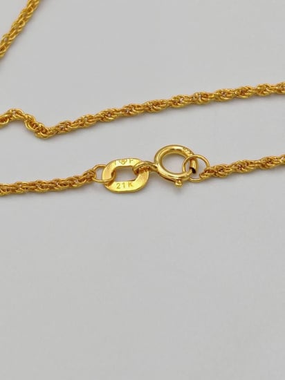 Chain Letters 21K Gold عقد حروف عيار 21