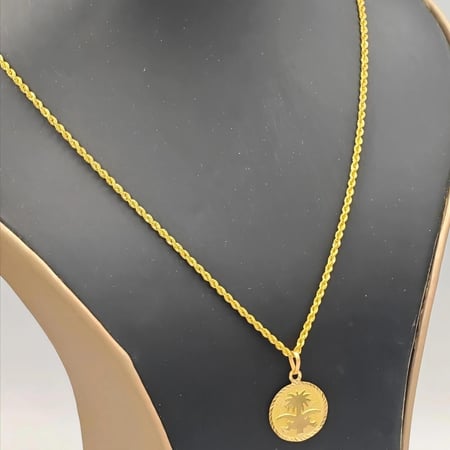 عقد ذهب عيار 21 - Necklace 21k