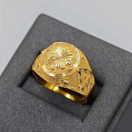 21K Gold Anchor Ring