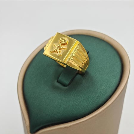 Solid Saudi Ring 21K