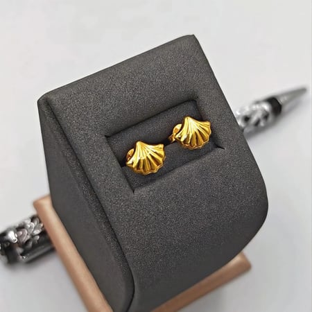 حلق ذهب عيار 21 - 21K Gold Earrings