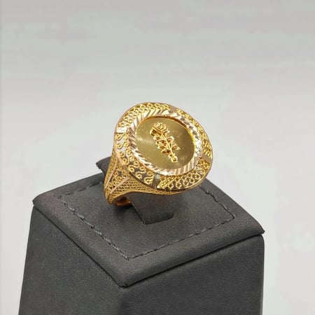 21k Gold Ring - خاتم ذهب عيار 21