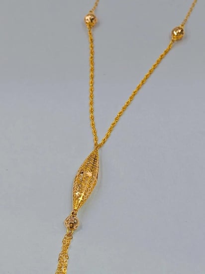 عقد ذهب عيار 21 - Necklace 21k
