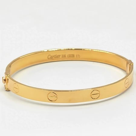 21k Gold Cartier Bangle - اسوارة ذهب كارتير عيار 21