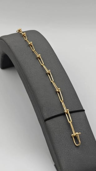 اسوارة ذهب عيار 18 - 18k Gold Bracelet