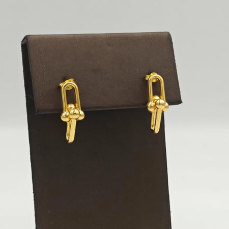21K Tiffany Earrings - حلق تيفاني عيار 21