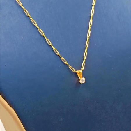 عقد الماس عيار 18 - 18K Diamond Necklace