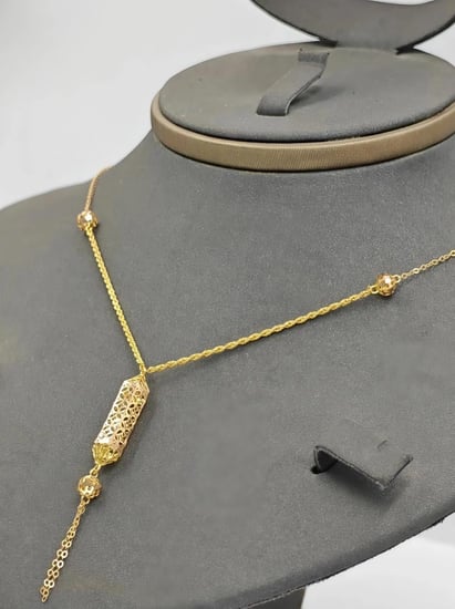 عقد ذهب عيار 21 - Necklace 21k