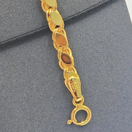 18K Gold Bracelet - إسوارة ذهب عيار 18
