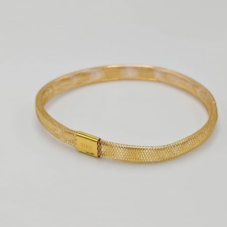 Stretch Bracelet 21K Gold
