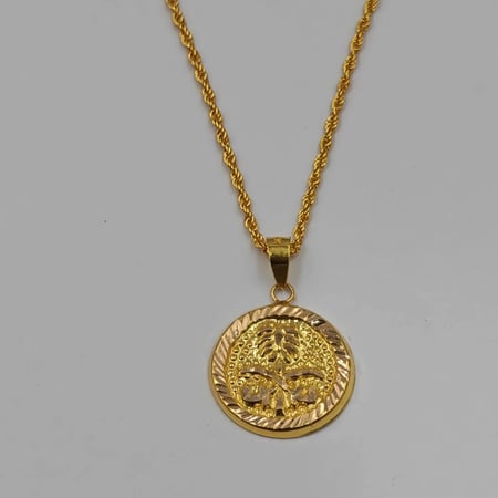 عقد ذهب عيار 21 - Necklace 21k