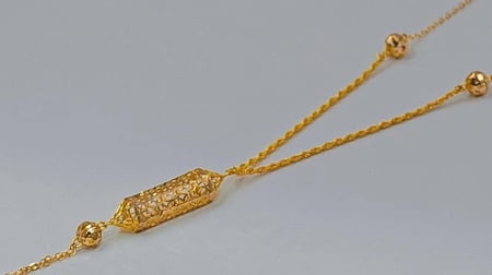 عقد ذهب عيار 21 - Necklace 21k