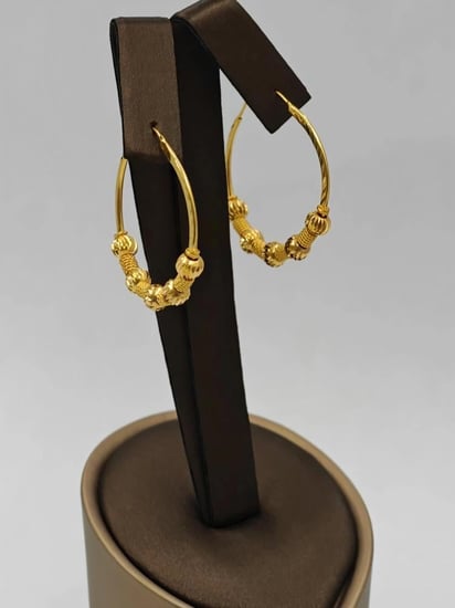 Earring 22K Gold - حلق عيار22