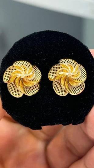 21K Earring - حلق عيار 21