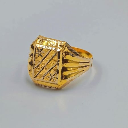 خاتم عيار 18 - 18K Ring