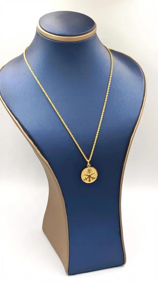 عقد ذهب عيار 21 - Necklace 21k