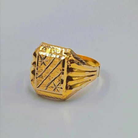 خاتم عيار 18 - 18K Ring