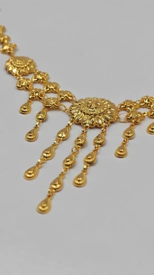 عقد ذهب عيار 21 - Necklace 21k