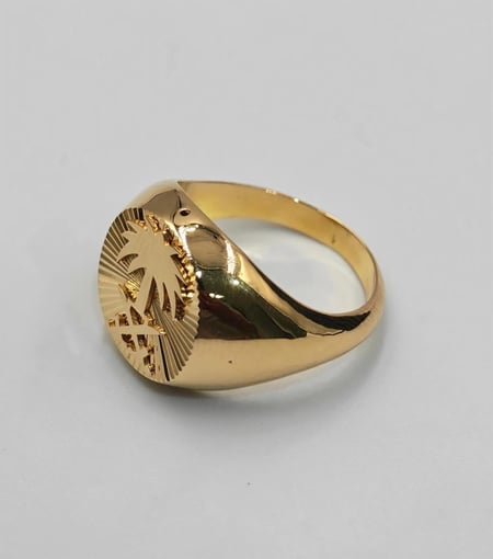 خاتم ذهب عيار - 18K Gold Ring