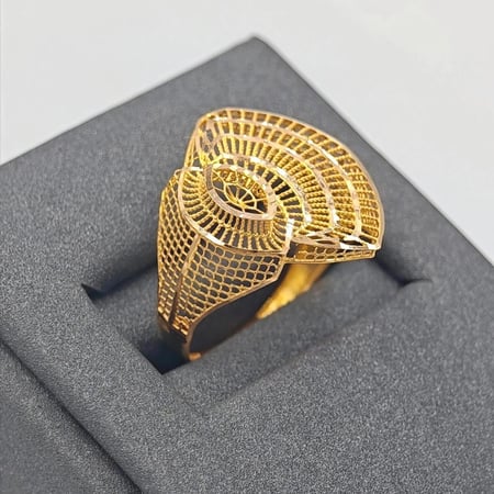 21K Gold Ring - خاتم ذهب عيار 21