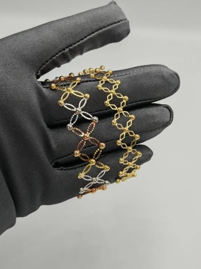 Tow in one Bracelet Ring 18k Gold