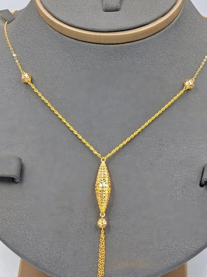 عقد ذهب عيار 21 - Necklace 21k