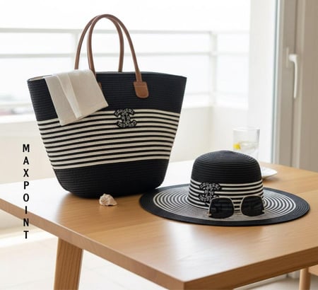 حقيبة يد بتصميم القش / CHANEL