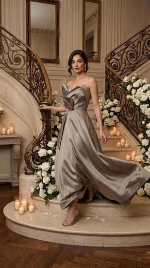 فسنان أوركيد" المتموج (Orchid Sculpted Gown9)