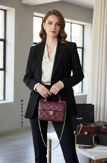 حقيبة يد نسائية شانيل - مبطنة