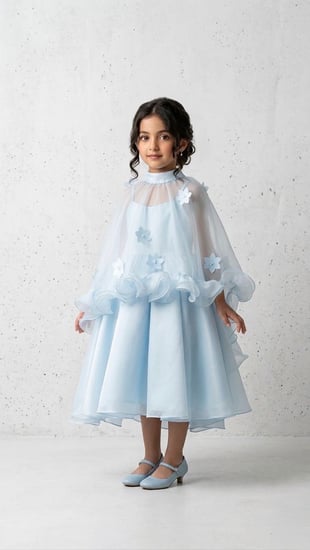 فستان "سحاب الأورجانزا" (Organza Cloud Dress)