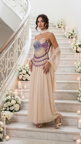 "فستان سهرة فينيسيا - Venezia Evening Gown"