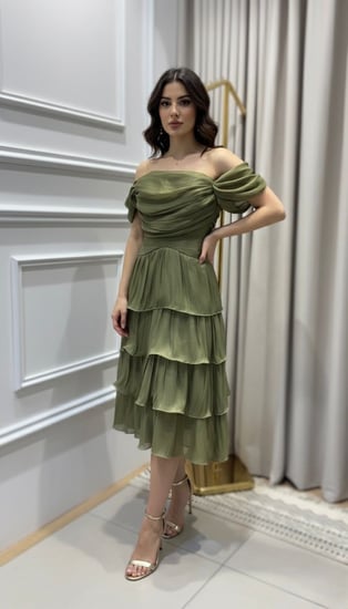 فستان : صفاء الماتشا (The Matcha Serenity Dress)
