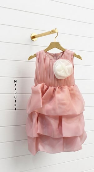 فستان "روز بليسيه" (Plissé Rose Dress)