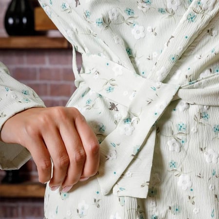 روب نوم نسائي نسيج ازهار