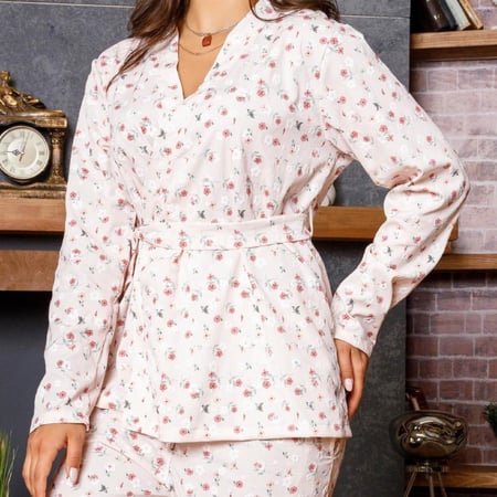 روب نوم نسائي نسيج ازهار