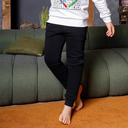 بيجامة اولادي مطبوعة DTF كلمات متقاطعة