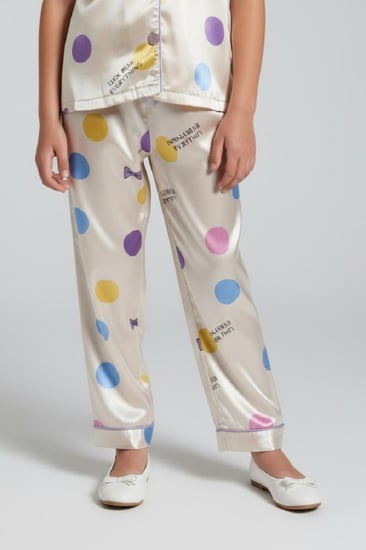 بجامه بناتي أنيق بي اشكال جميله من العيسائي للأطفال