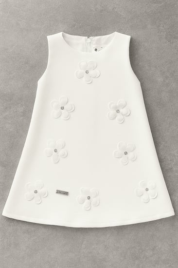 فستان سهرات بيبي سكري ورود بارزة S01189