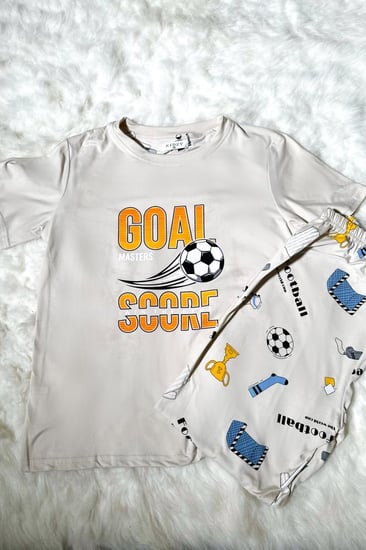 بيجاما ولادي على شكل كرة قدم 632492