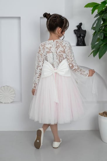 فستان اطفال سهرات تل S01162