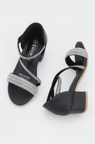 حذاء بناتي عصري مزخرف بكريستال SR3688-2