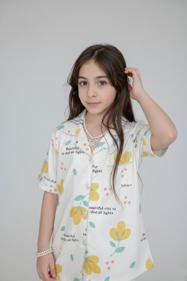 بيجاما بناتي على شكل ورود 542075