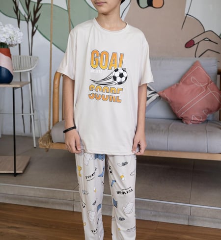 بيجاما ولادي على شكل كرة قدم 632492