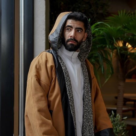 فروه دبل فيس مع شال