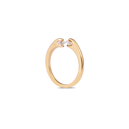 خاتم كرستال ناعم من فلورايت