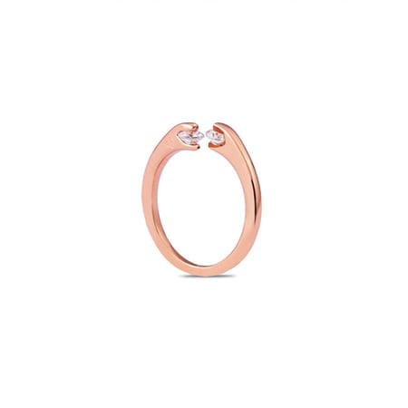 خاتم كرستال ناعم من فلورايت